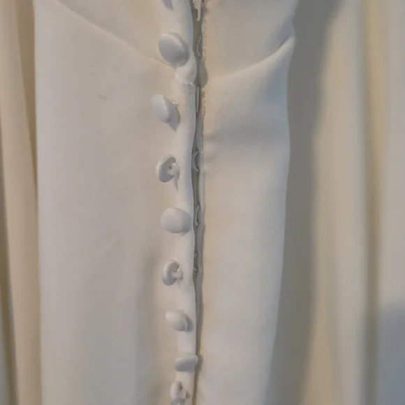 Madison James Elegant White Wedding Dress